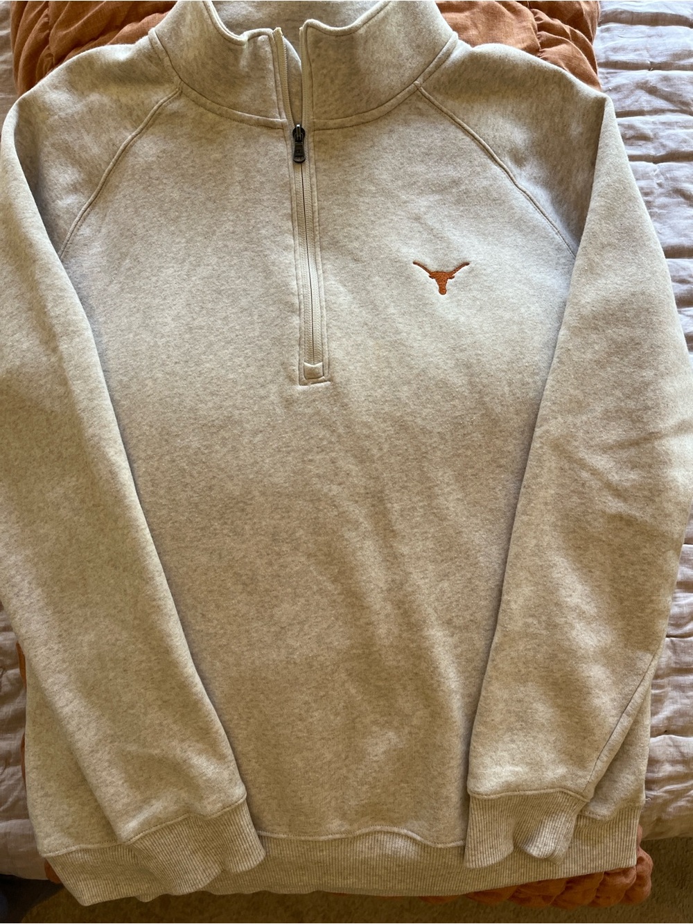 Champion XL Tx  UT Longhorns Logo zip pullover sweatshirt